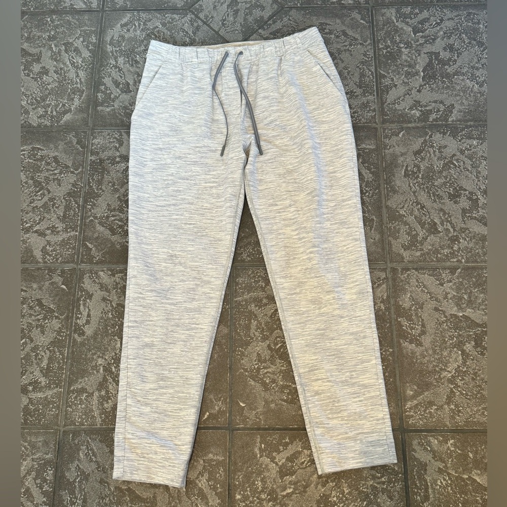 Lululemon Womens Grey Pant Trouser 2 front pockets 2 back pockets drawstring 8? - Picture 1 of 9